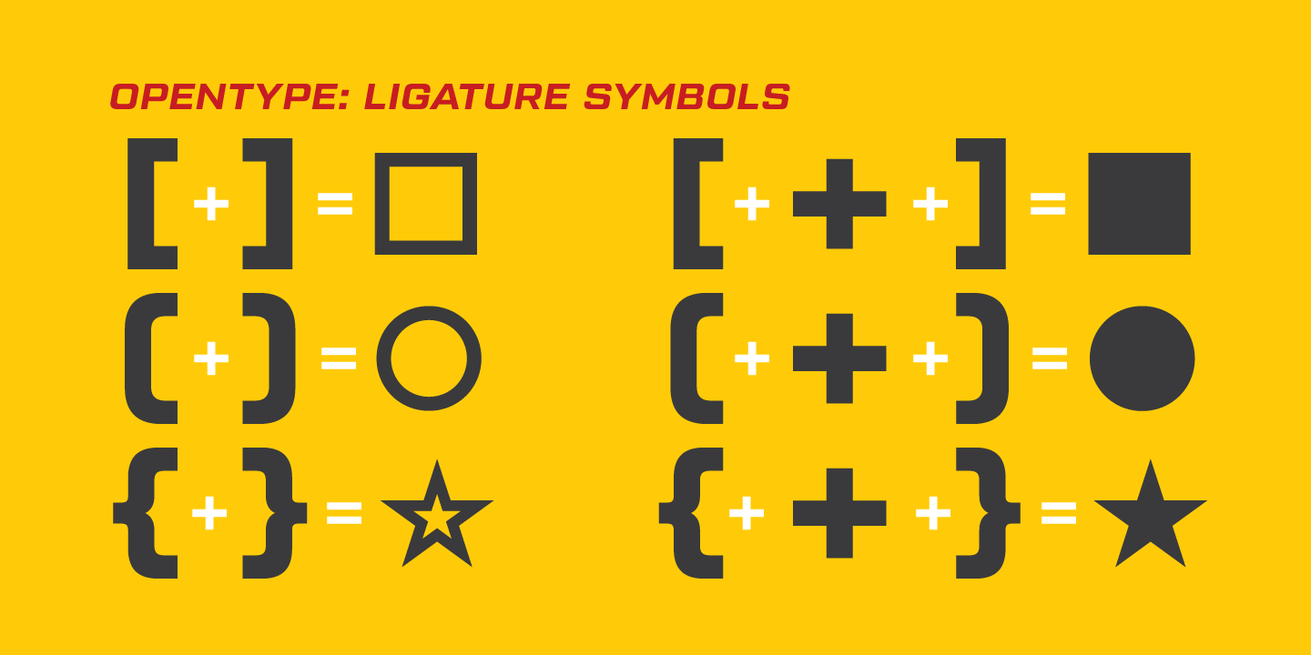 Przykład czcionki Tactic Sans Medium